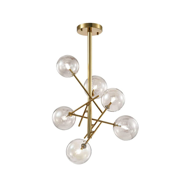 sputnik chandelier gold