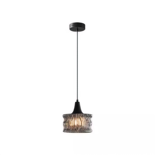 KCO Minimalist Black Glass Pendant Light (L7201)