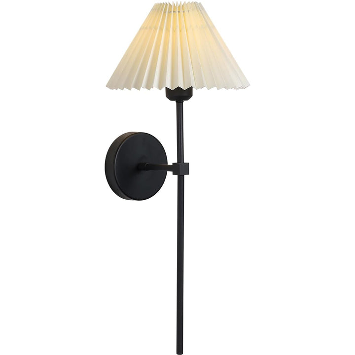 KCO Mid Century Modern Pleated Fabric Wall Sconce (W8089)