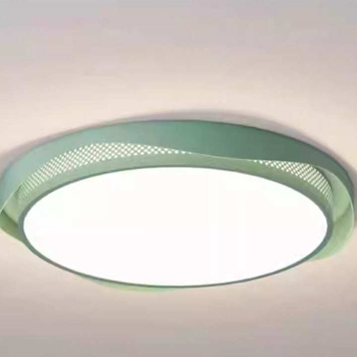 KCO Modern LED Ceiling Light Fxiture Vintage Green Ceiling Light for Bedroom Bathroom (C9063)