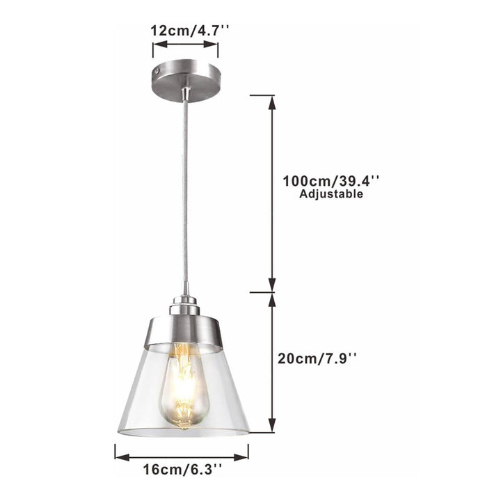 KCO Minimalist Conical-Shaped Adjustable Pendant Lighting (L7143)