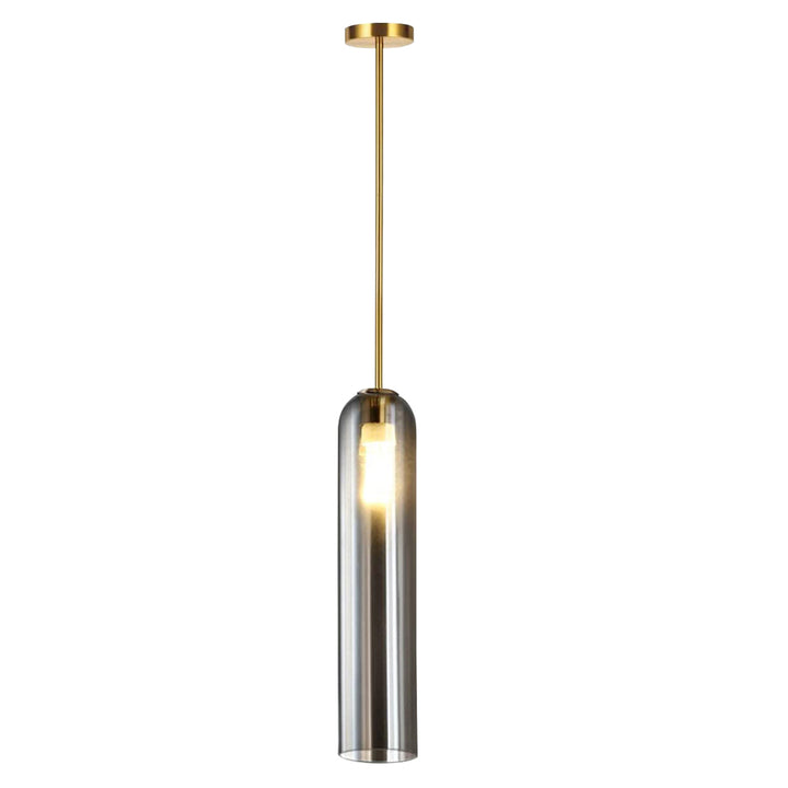 KCO Modern Glass Nordic Long Tube Chandelier Light 