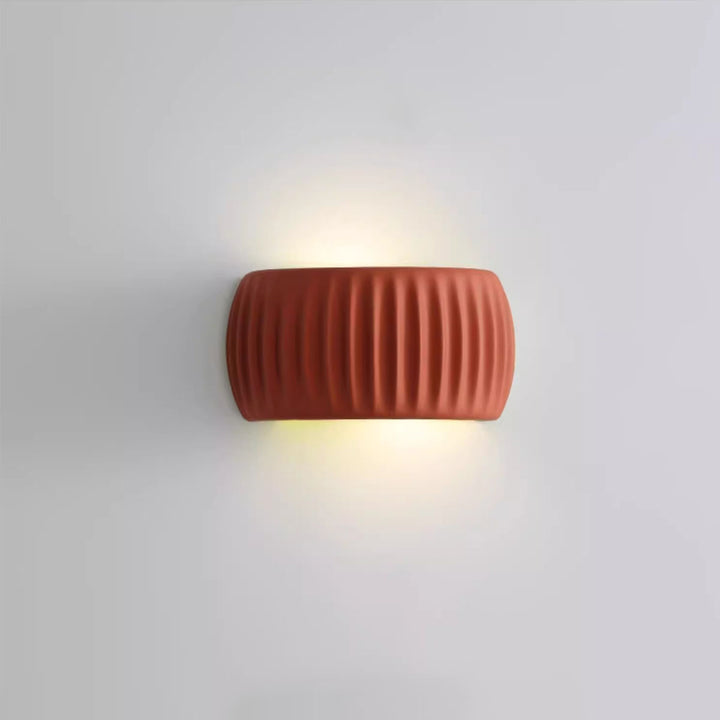 KCO Modern LED Wall Lamp with Stripe Resin Shade (W8091)