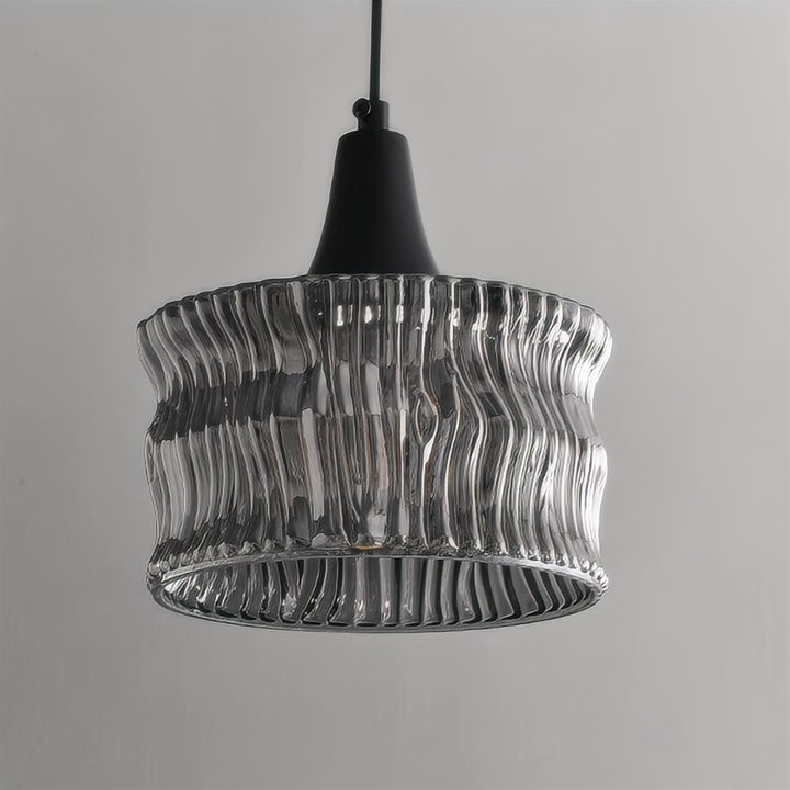 KCO Minimalist Black Glass Pendant Light (L7201)