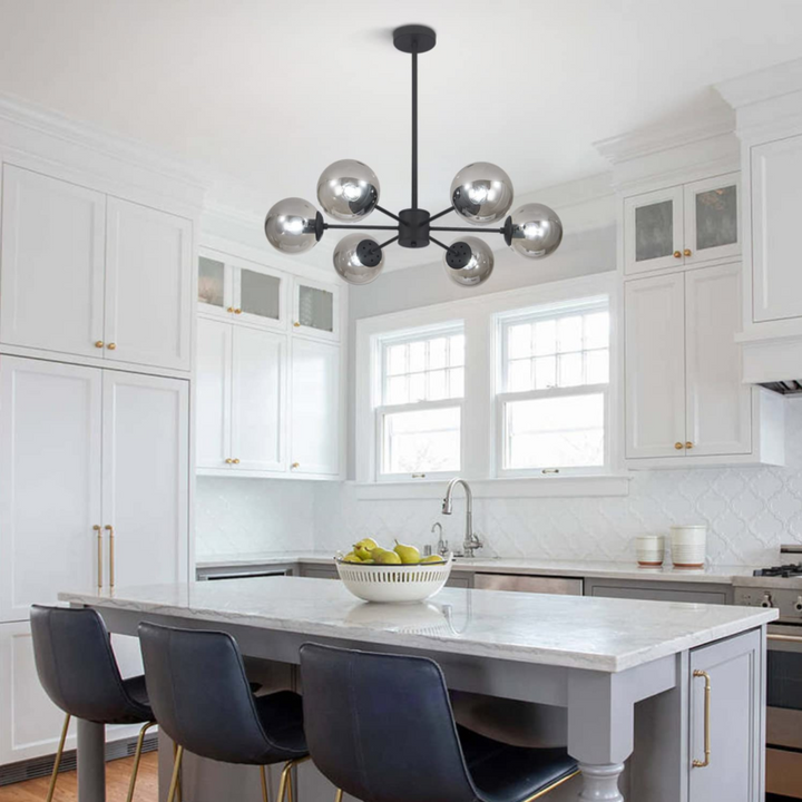 Black Farmhouse Kitchen Island Lighting Fixture