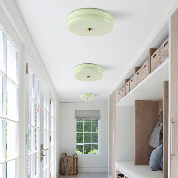 kCO Nordic Mint Green Glass Hallway Ceiling Light (C9043)