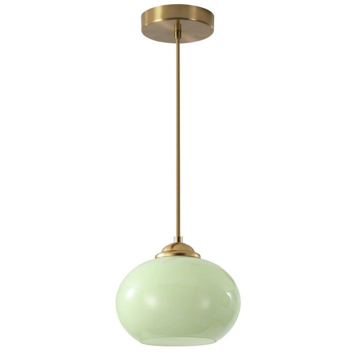 Green Glass Pendant Light