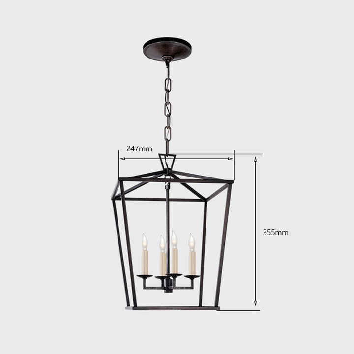 KCO Industrial Pendant Light Farmhouse Ceiling Lantern Light(L7128) 