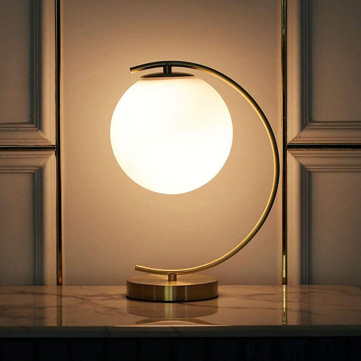 KCO Golden Bedside Arc Table Lamp Lighting (T0018)