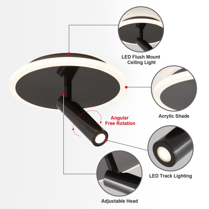 Slim Flush Mount LED Ceiling Lamp