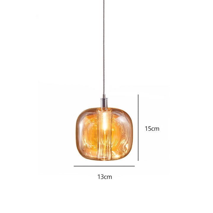 KCO Crystal Cubie Pendant Light Single Hanging Lamp(L7092-A)