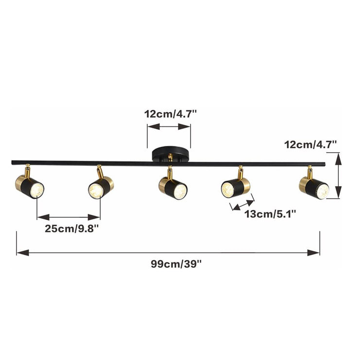 dimension track lighting