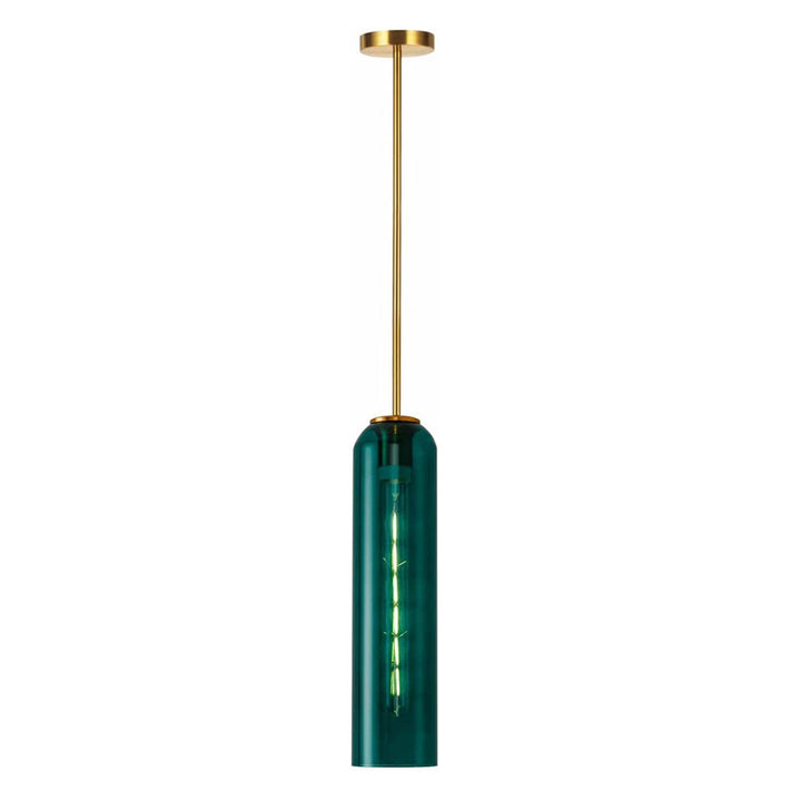 KCO Modern Glass Nordic Long Tube Chandelier Light 