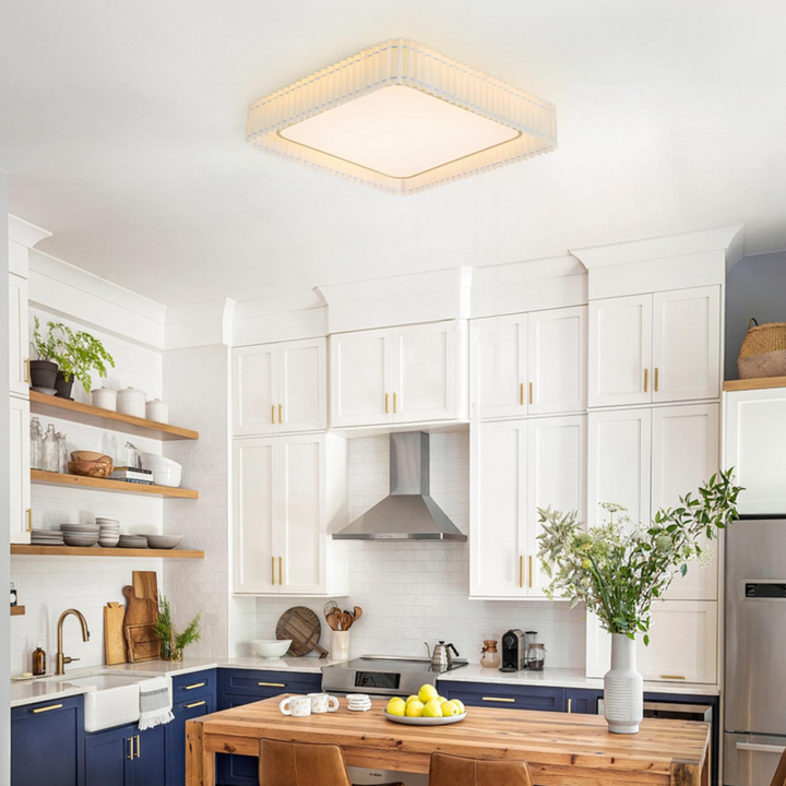 brushed gold ceiling light kitchen island