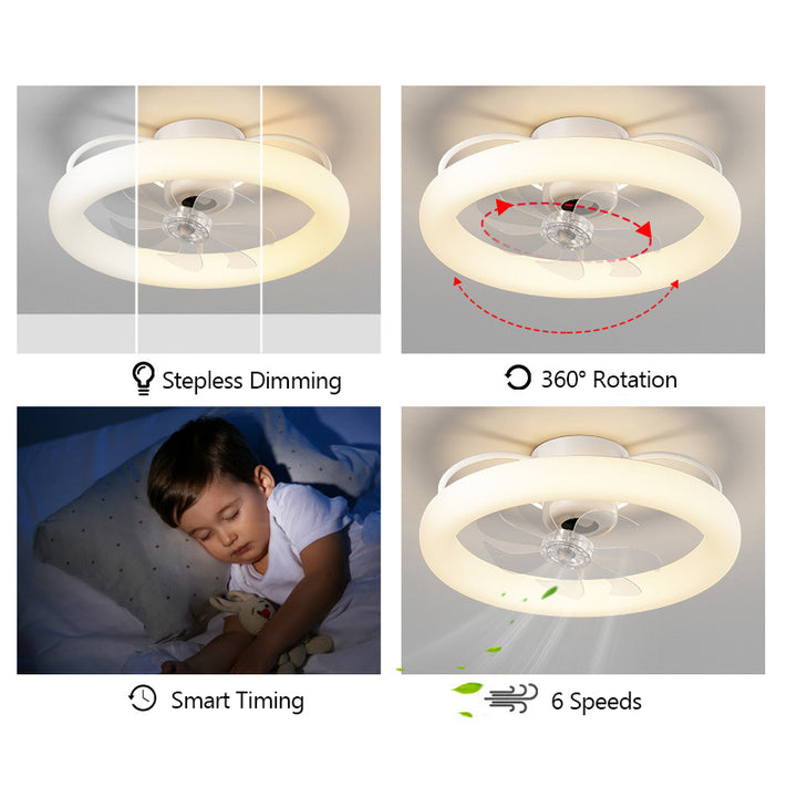 KCO Ceiling Fans with Dimmable LED Lights Reversible Blades(C9029£©