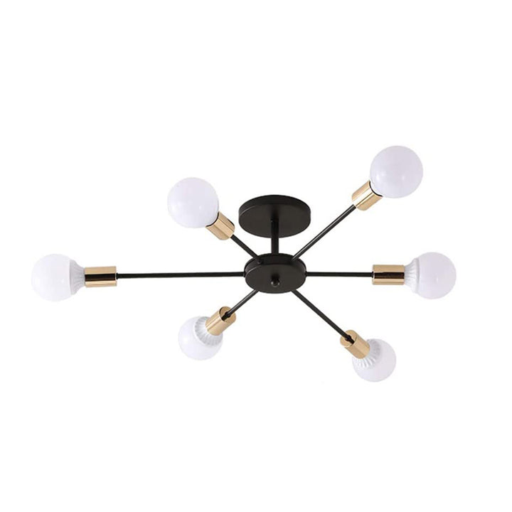 KCO Lighting 6-Light Sputnik Ceiling Lamp Chandelier 