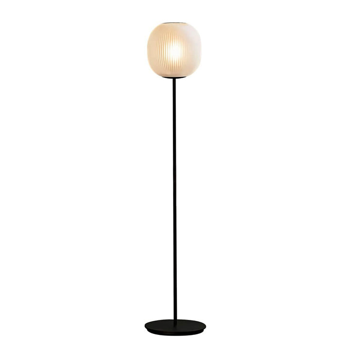 KCO Modern Black Glass Floor Lamp