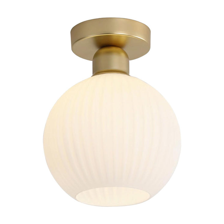 KCO Modern Gold Semi Flush Mount Ceiling Light (C9041)