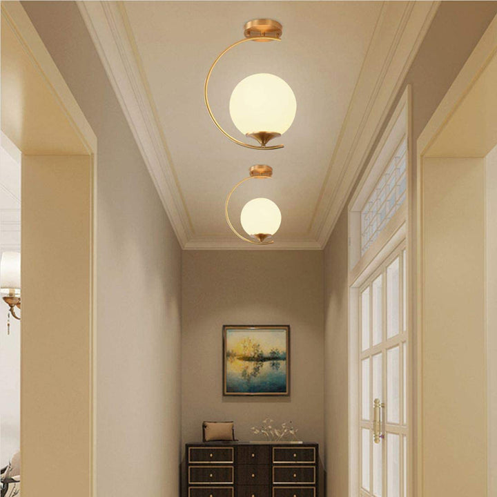 KCO Lighting Modern Gold Flush Mount Ceiling Light Fixture(C9032)