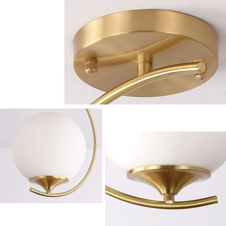 KCO Lighting Modern Gold Flush Mount Ceiling Light Fixture(C9032)